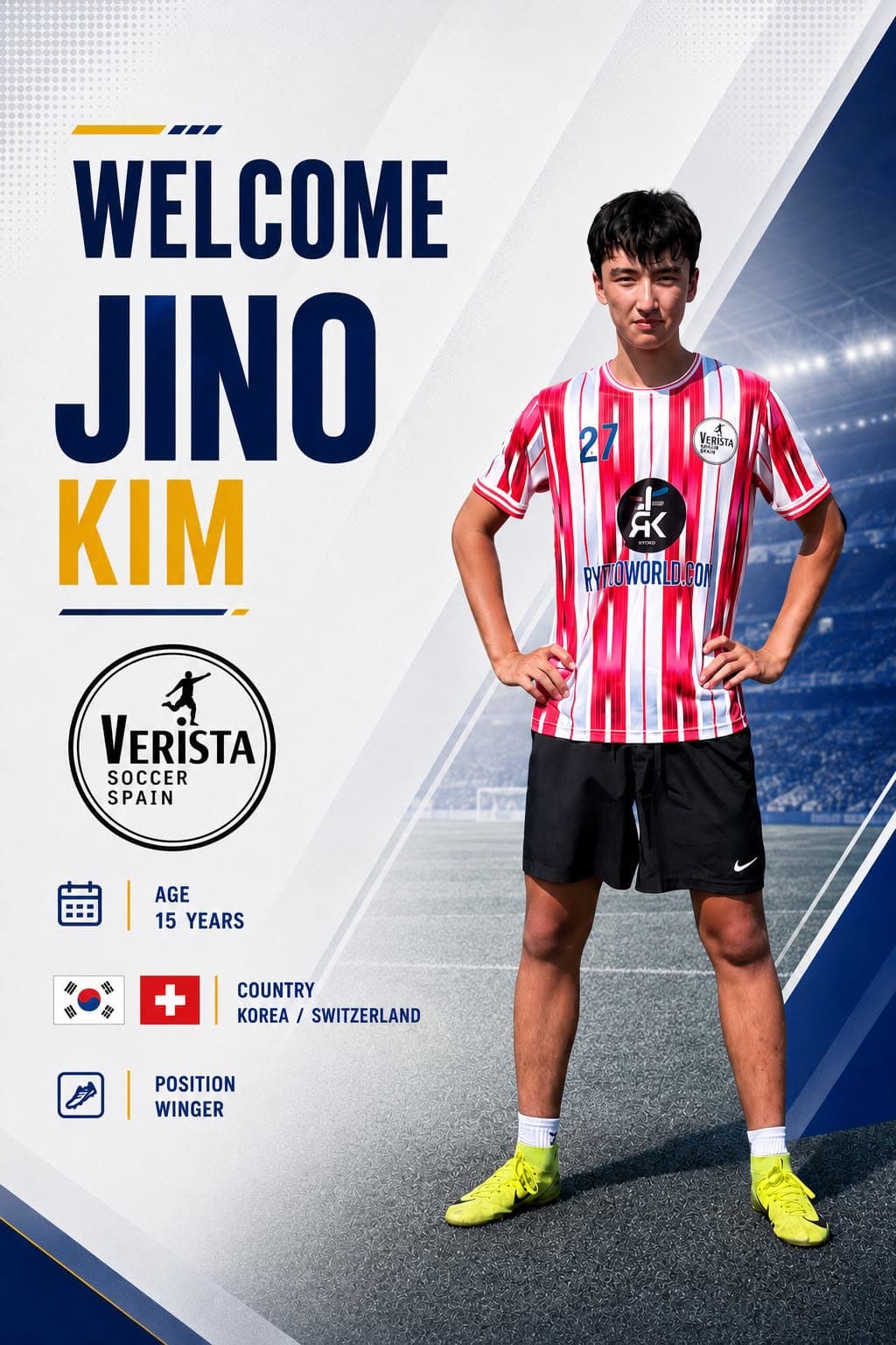 Welcome, Jino Kim