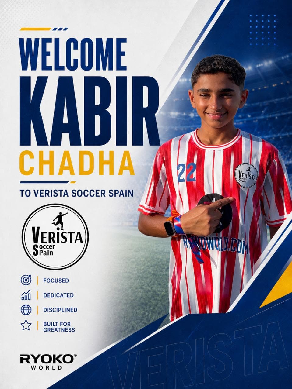 Kabir Chadha Signs for Three Years